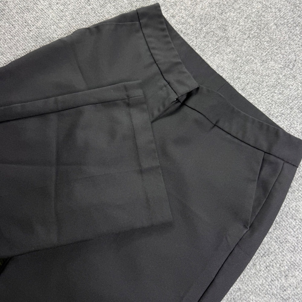 Edwards 8525 Dress Pants Size 4 Black Straight Leg Work Career Women's